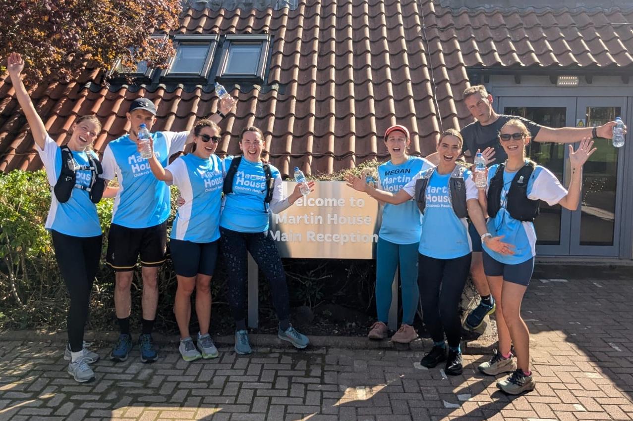 Martin House Children’s Hospice care team takes on gruelling 100-mile relay to raise vital funds