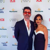Harrogate charity campaigner and grieving  mum Manraj Sanghera with Simon Cowell of The X Factor at the annual Together for Short Lives fundraising ball in London. (Picture contributed)