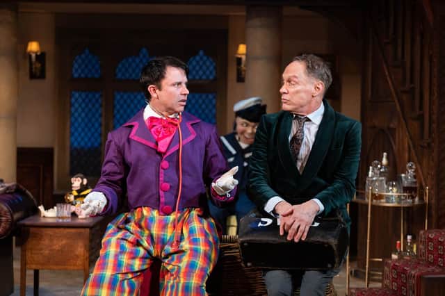 Neil McDermott and Todd Boyce in Sleuth.