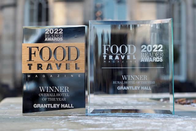 Grantley Hall in Ripon has been named Rural Hotel of the Year and Overall Hotel of the Year at the 2022 Food and Travel Reader Awards