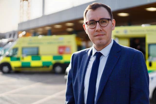 "Crumbling concrete" - In the letter to the Health Minister, Tom Gordon, Liberal Democrat Parliamentary Candidate for Harrogate & Knaresborough, said it was vital that Harrogate Hospital was repaired fully and properly. (Picture contributed)