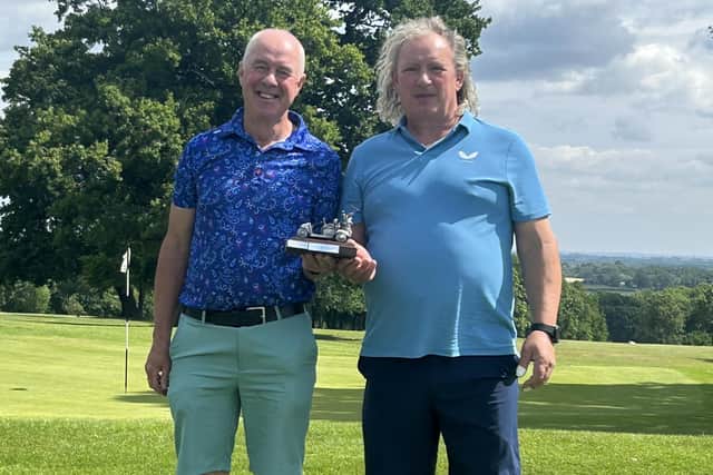 Richard Williams, left, and David Foster, winners of Rudding Park GC's Ranger Trophy. Picture: Submitted