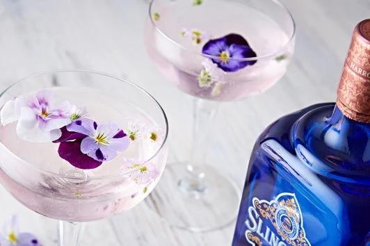To make this cocktail at home, you will need 25ml Slingsby London Dry Gin, 12.5ml Hibiscus Syrup, 20ml Fresh Lemon Juice and Rose Lemonade