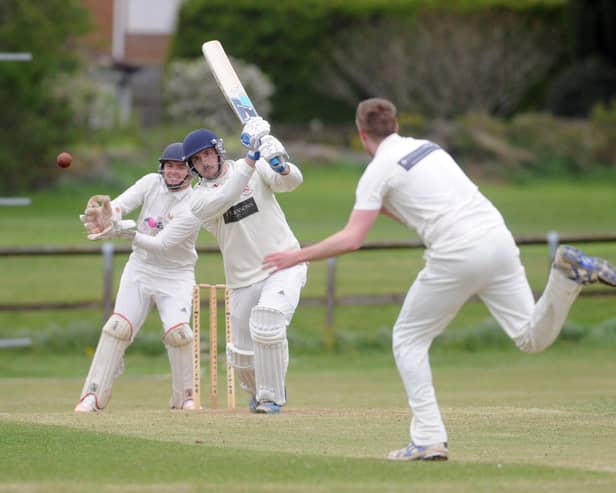 Sam Moore shone with the bat for Beckwithshaw CC. Picture: Steve Riding