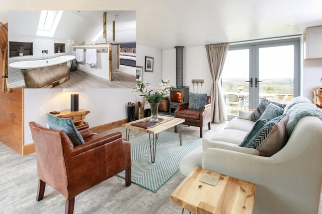 The Harrogate Hay Barn offers a stunning barn conversion in North Yorkshire, set in 10 acres of picturesque countryside.