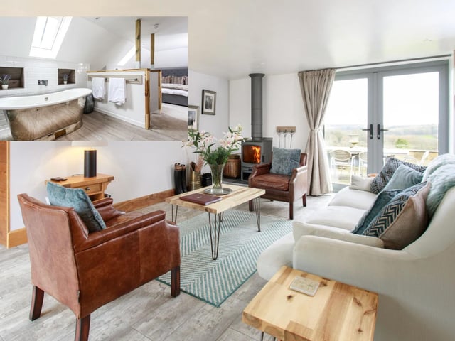 The Harrogate Hay Barn offers a stunning barn conversion in North Yorkshire, set in 10 acres of picturesque countryside.