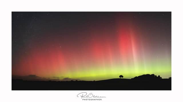 Paul Oldham captured a spectacular display of Aurora over Ripon city.