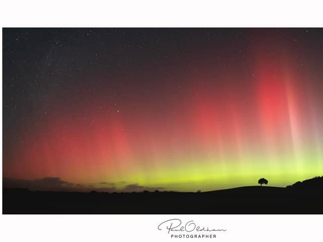 Paul Oldham captured a spectacular display of Aurora over Ripon city.