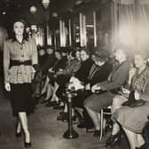 Legendary Harrogate fashion store owner Louis Cope's great grandson Alex Goldstein attended the unveiling of a new plaque. This archive photo shows a Louis Cope fashion show in the 1940s.