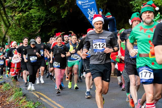 The Mental Elf 5k Fun Run at Conyngham Hall in Knaresborough saw over 250 runners taking part, raising over £7,500 for mental health services across the Harrogate district