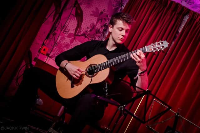 Talented young guitarist Sam Rodwell will bring a breadth of music to the Festival stage when he performs at the Wesley Centre in Harrogate in July.