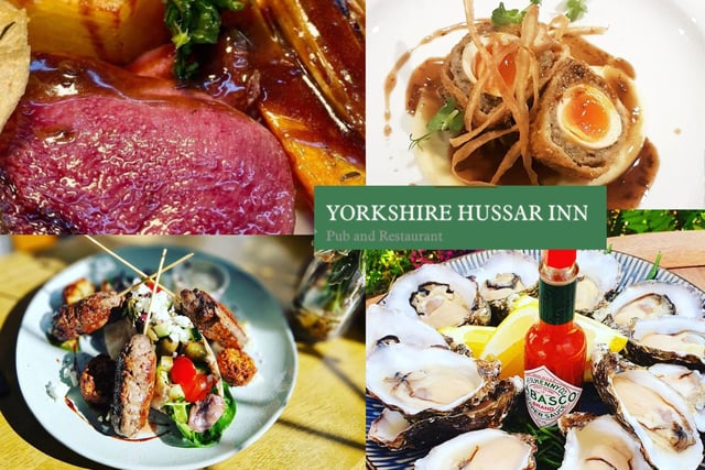 The Yorkshire Hussar Inn is located in Markington. Recently extended the pub now boasts fine dining with a reputation for great service, excellent value, and a warm ambience.