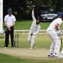 Sri Lankan ace Ishan Abeysekara impressed once again for Harrogate CC's 1st XI. Picture: Gerard Binks