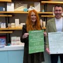 Hollistic Wellbeing Warrior, Kitti Johnson with Harrogate BID Manager, Matthew Chapman at the Turkish Baths to celebrate the launch of the first ever Harrogate Self Care Week.(Picture contributed)