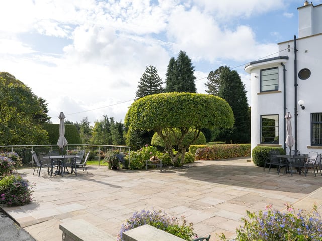 A wide terrace is an ideal place for entertaining or al fresco dining.