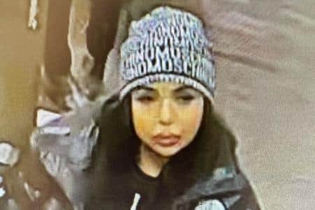 The police have released a CCTV image after a woman stole £600 worth of clothing from TK Maxx in Harrogate