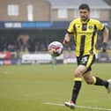 Anthony O'Connor has been a mainstay of Harrogate Town's defence since joining the club in January 2023. Picture: Paul Thompson/ProSportsImages