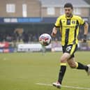 Anthony O'Connor has been a mainstay of Harrogate Town's defence since joining the club in January 2023. Picture: Paul Thompson/ProSportsImages