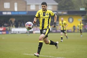 Anthony O'Connor has been a mainstay of Harrogate Town's defence since joining the club in January 2023. Picture: Paul Thompson/ProSportsImages