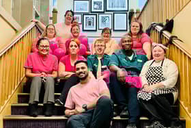 Staff Wearing Pink