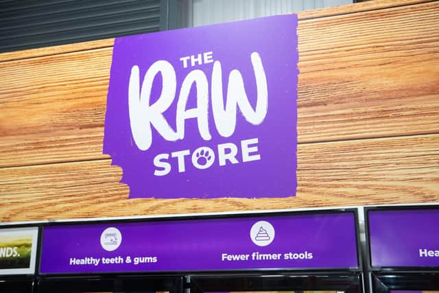 Jollyes raw frozen food ‘shop-in-shop’