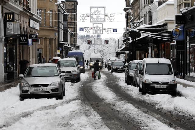 The Met Office has issued a new amber weather warning for heavy snow across the Harrogate district