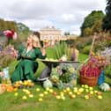 Floral spectacular at Newby Hall - Sarah Richardson of Leafy Couture, Arthington, near Otley at this year's Harrogate Autumn Flower Show. (Picture contributed)