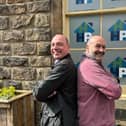 "Dream role" - New chief executive Richard Cooper and retiring CEO Francis McAllister outside Harrogate Homeless Project's headquarters. (Picture contributed)