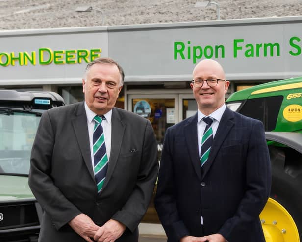 New appointments at the top - Ripon Farm Services Geoff Brown and Richard Simpson. (Picture contributed)
