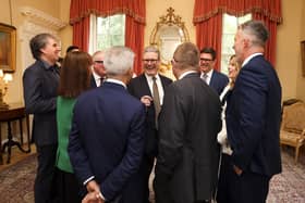 Harrogate-born David Skaith, Mayor of York & North Yorkshire, pictured on the right, with Prime Minister Keir Starmer and other regional mayors in 10 Downing Street. (Picture No 10 Downing Street