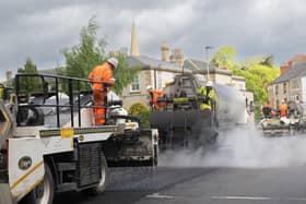 Road works -The new North Yorkshire Council is delivering an extra £2.6 million worth of surface dressing works as part of its £8 million programme this spring and summer.