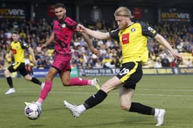 Luke Armstrong was introduced as a second-half substitute during Harrogate Town's 1-0 home defeat to Forest Green Rovers. Pictures: Paul Thompson/Pro Sports Images