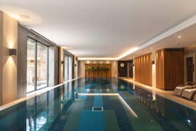 The spa has a 16-metre indoor infinity pool.