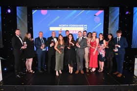 Winners at the North Yorkshire Apprenticeship Awards 2023 at York Racecourse. Photo: Gerard Binks