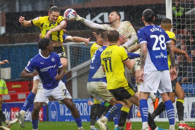 Harrogate Town drew 0-0 on the road at Chesterfield on Saturday afternoon. Picture: Matt Kirkham