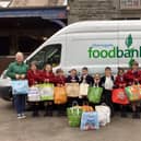 Pupils at Belmont Grosvenor School have donated a whopping 162.3kg of food to Harrogate District Foodbank