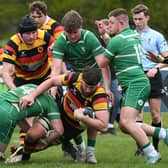 Harrogate RUFC were relegated from National Two North despite beating fellow strugglers Billingham on the final day of 2024/25. Picture: Daniel Kerr