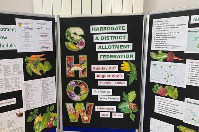The 62nd Harrogate & District Allotment Federation Annual Show will take place in the Valley Gardens in Harrogate on Sunday, August 20 (Picture contributed)