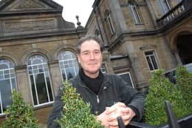 Up for auction at £850,000 guide price - Owner and art collector/curator  Mark Hinchliffe outside The Chapel in Harrogate. (National World/16012533AM7)