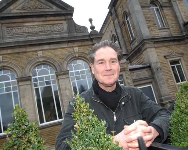 Up for auction at £850,000 guide price - Owner and art collector/curator  Mark Hinchliffe outside The Chapel in Harrogate. (National World/16012533AM7)