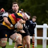 Harrogate RUFC's National Two North survival hopes were dented badly by Saturday's loss to fellow strugglers Preston Grasshoppers. Picture: Gerard Binks