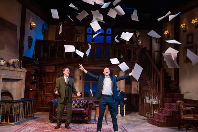 Todd Boyce and Neil McDermott in Sleuth.