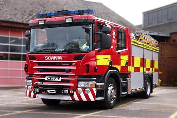 North Yorkshire Fire and Rescue Service responded to reports of a fire inside a flat in Harrogate town centre