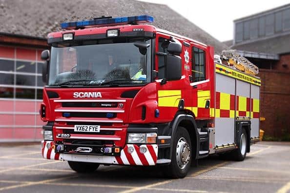 North Yorkshire Fire and Rescue Service responded to reports of a fire inside a flat in Harrogate town centre