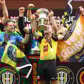 Josh Falkingham has led Harrogate Town to two promotions and three pieces of silverware during his time as club captain. Picture: Matt Kirkham