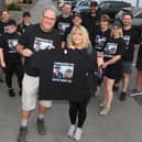 Former ITV presenters Duncan Wood and Christine Talbot ahead of the 'Walk & Talk' event to raise money for David Simister