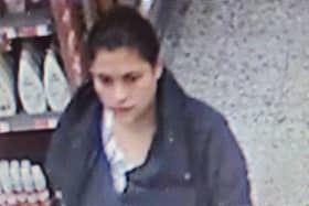 The police are searching for a woman after more than £200 worth of items were stolen from Waitrose in Harrogate