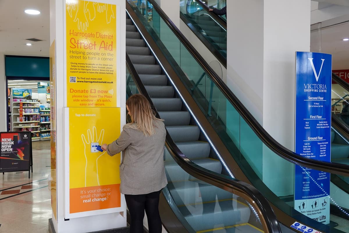 Street Aid Project Giant screen to show how Harrogate Street Aid is bringing real help to ...