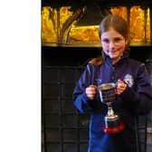 Pictured: Evalyn Webster who took home the Most Promising Instrumentalist at the Ripon Young Musician of the Year Competition.