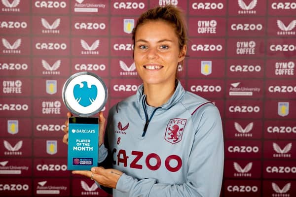 Rachel Daly has been named Player of the Month for September by the Barclays Women’s Super League